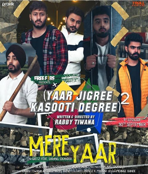 Mere Yaar N-Gritz, Sarang Sikander Mp3 Song Download